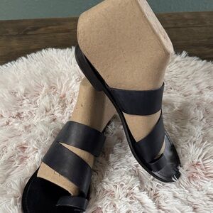 FP Movement by Free People Black Strappy Sandals
